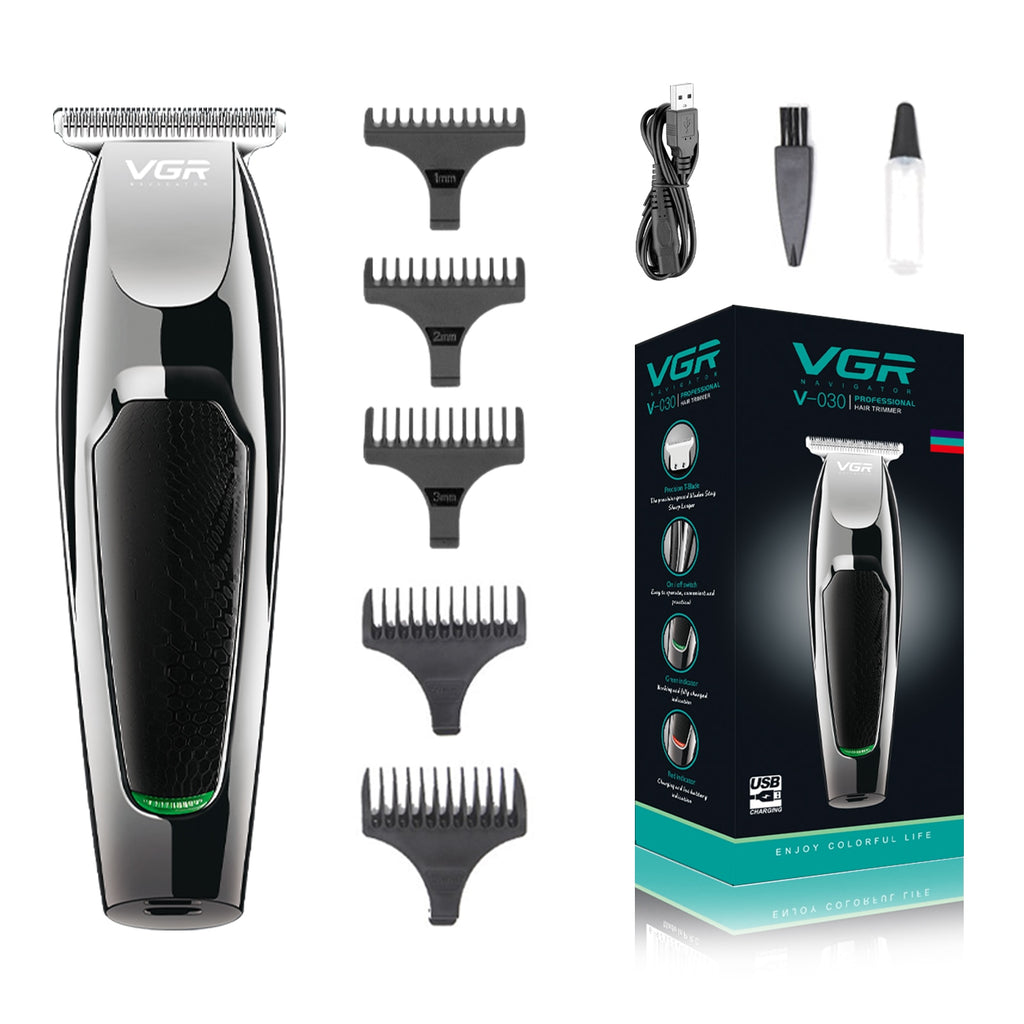 VGR Hair Cutting Machine Rechargeable Haircut Machine Cordless Hair Trimmer Professional Hair Clipper Trimmer for Men V-030