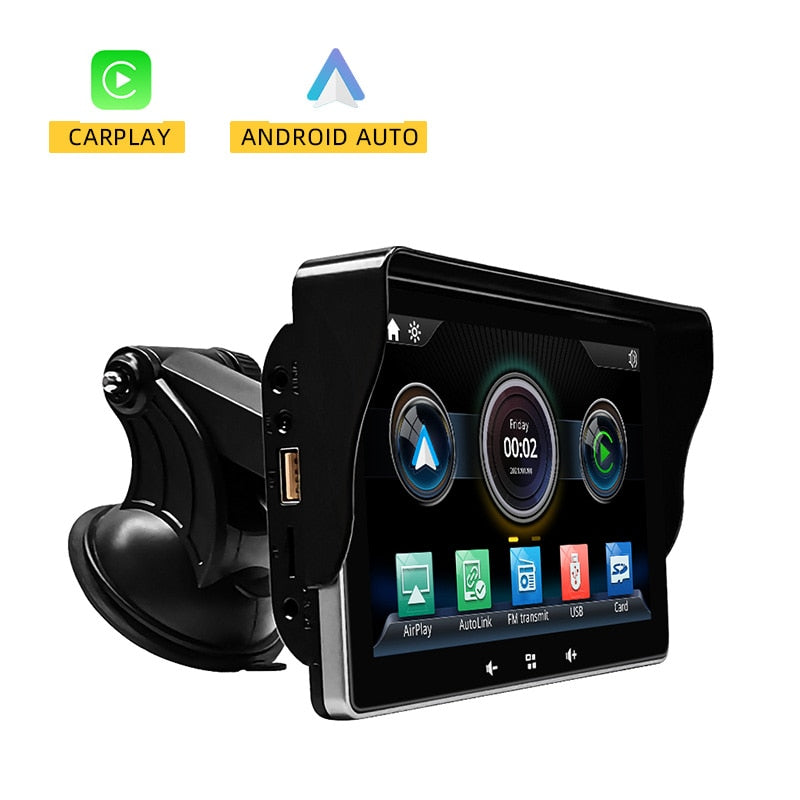 Universal 7inch Car Radio Multimedia Video Player Wireless Carplay And Wireless Android Auto Touch Screen For Nissan Toyota Car