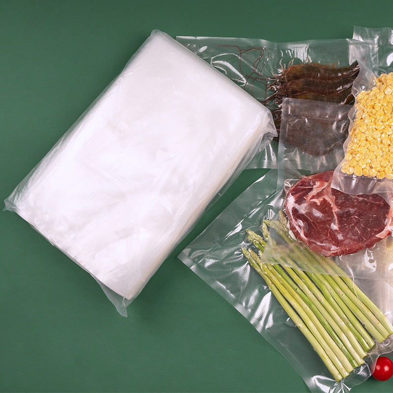 LAIMENG 50 Bags for Vacuum Packaging for Food Saver Vac Sealer Sous Vide Vaccume Pre-Cut Storage Bag For Vacuum Packer P105