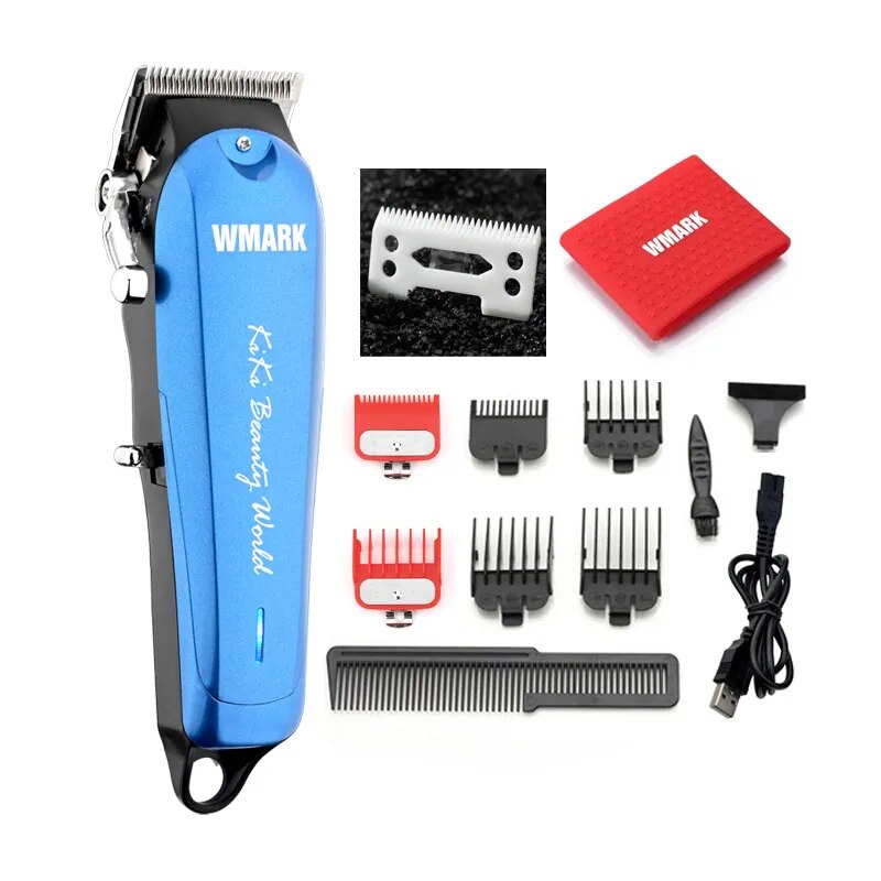 WMARK NG-103Plus NG-103B Professional Cordless Hair Clippers Hair Cutter Hair Cutting Machine Hair Trimmer 6500 rpm