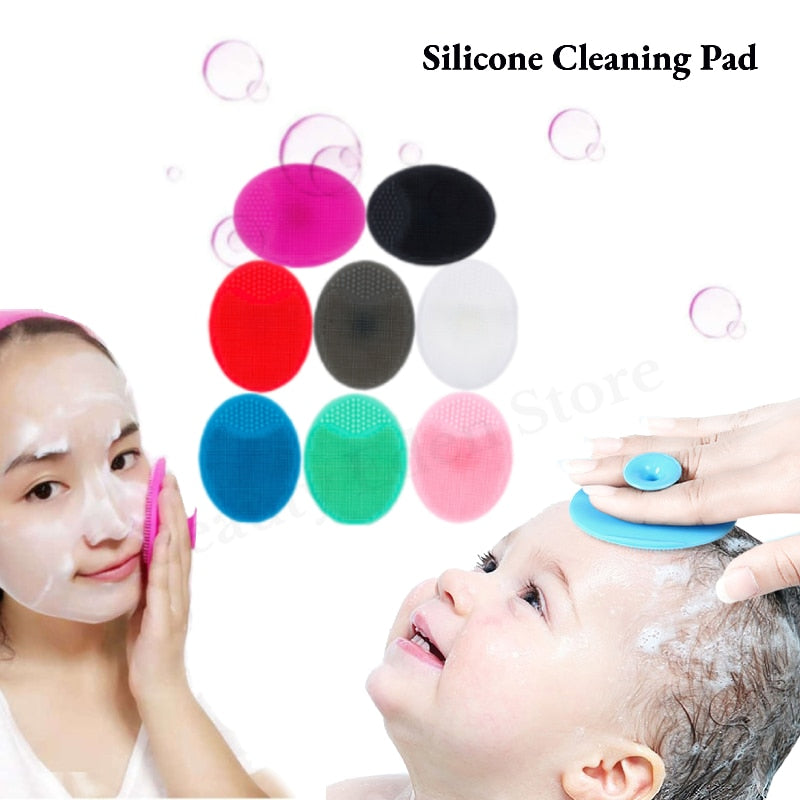 2/1pcs Baby Cleansing Brush Silicone Massager for Face Exfoliating Lifting Face Scrubber Massage Skin Care Tools Beauty Health