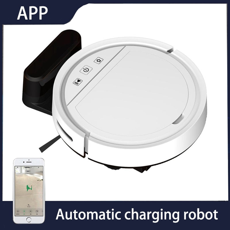 2500PA Vacuum Cleaner Robot Smart Wireless APP Auto-Recharge Floor Sweeping Cleaning Machine Vacuum Cleaner Robot For Home