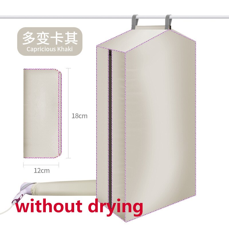 220V Portable Electric Clothes Dryer Folding Mini Travel Quick Drying Clothes Warm Air Baby Cloth Dryer Wardrobe Storage Cabinet