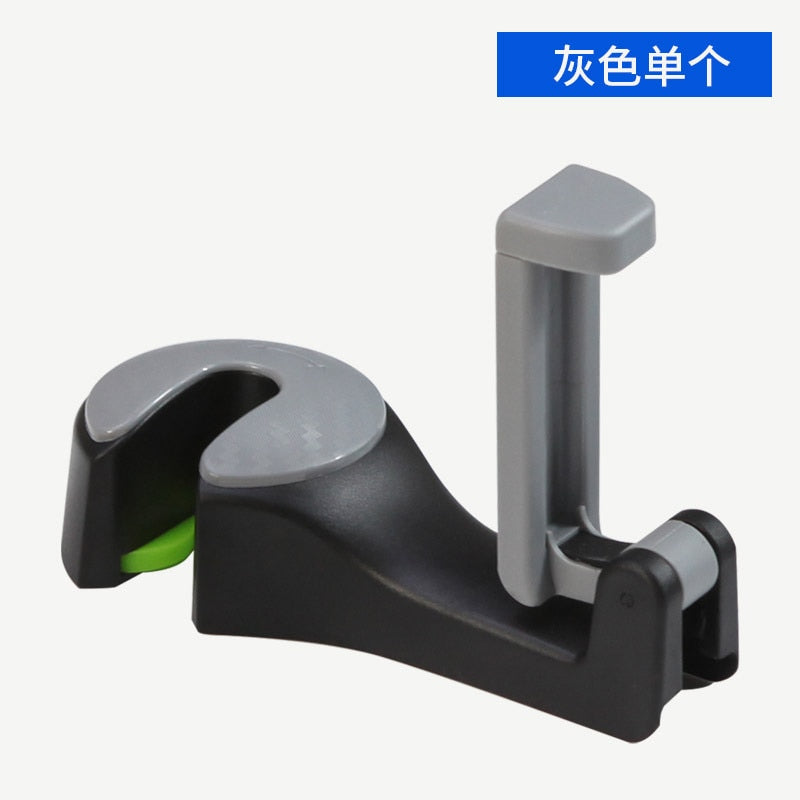 Car Back Seat Hook Multi-Function Hanging Storage Mobile Phone Holder Lazy Bracket Rear Seat Phone Headrest Bracket