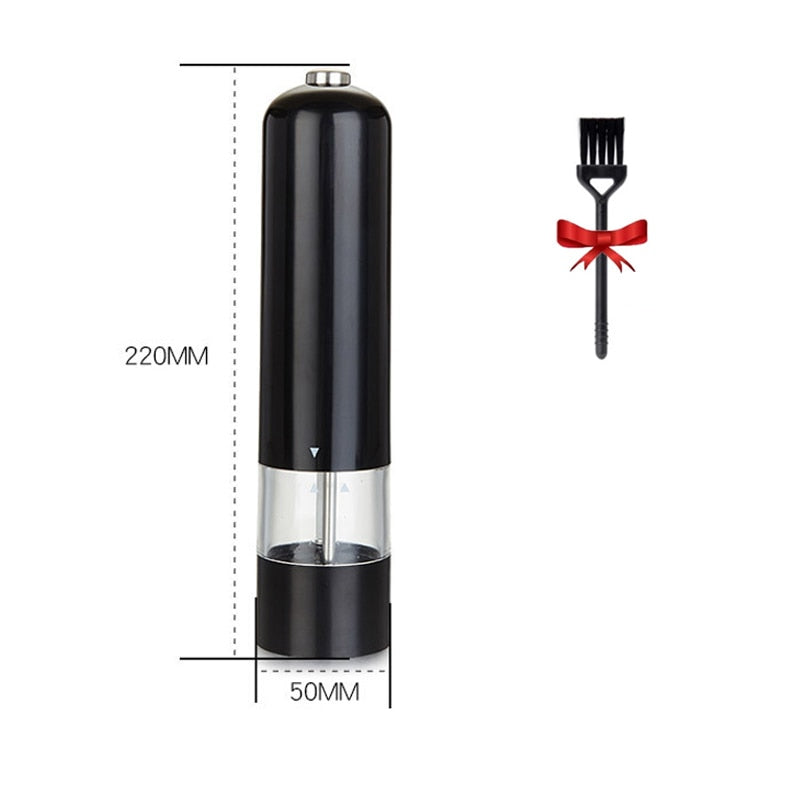 Salt Pepper Grinder Set Electric Spice Flour Mill Grinder Adjustable Coarseness kitchen BBQ Tools Seasoning Tools Pepper Mill