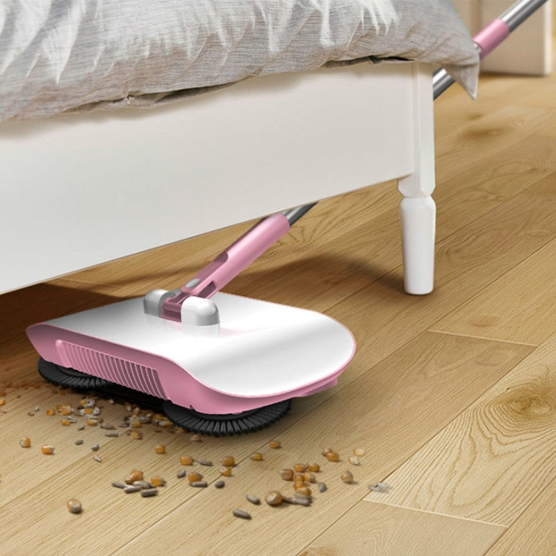 Broom Hand Push Vacuum Cleaner Floor Home Kitchen Sweeper Mop Sweeping Machine Magic Handle Household Lazy Dropshipping Carpet