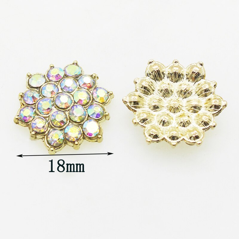 Best Selling Shiny Alloy10pcs/ set Rhinestone Pearl Jewelry Decorations Holiday Handmade Creative Products Accessories Wholesale