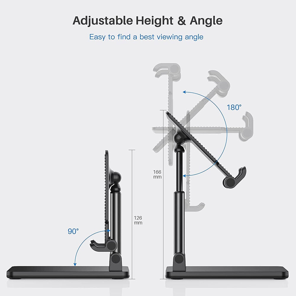 Adjustable Cell Phone Stand Tablet Holder Foldable Extend Support Mobile Phone Holder For iPhone 7 8 X XS iPad Xiaomi mi