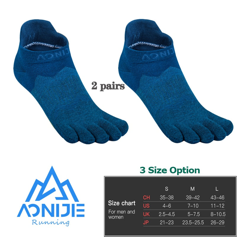 Toe Socks 2019 New CoolSpec Run Lightweight No-show Blister prevention Five Fingers Running Basketball Yoga Socks Men