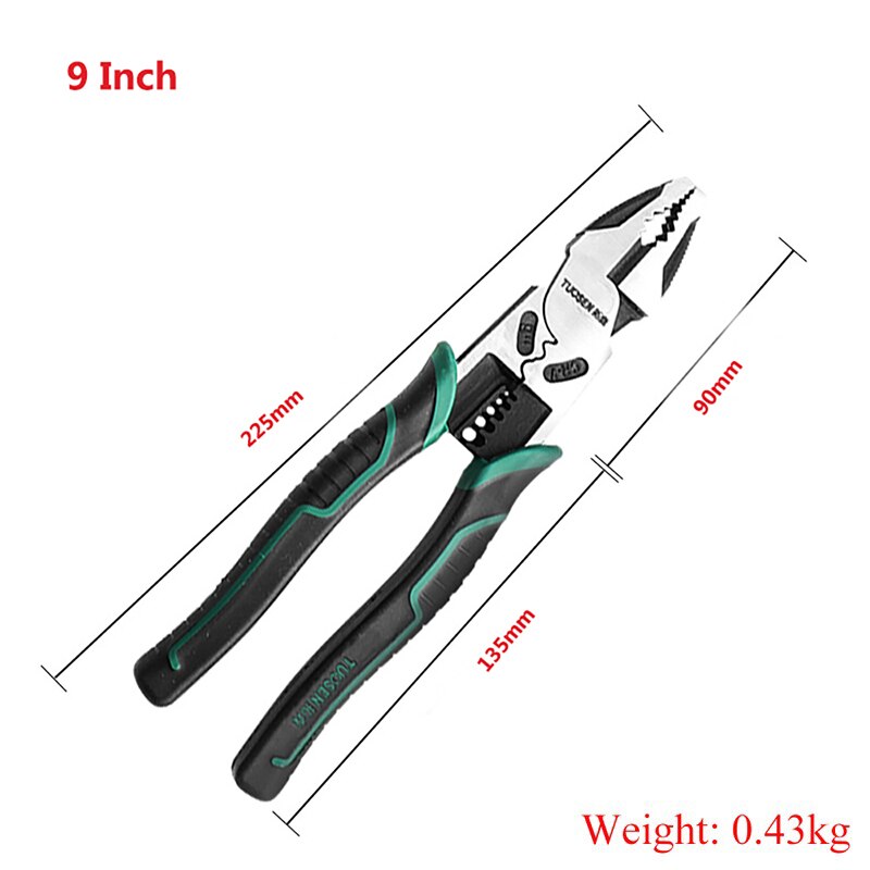 Multifunctional Universal Diagonal Pliers Needle Nose Pliers Hardware Tools Universal Wire Cutters Electrician Wire Pliers Set