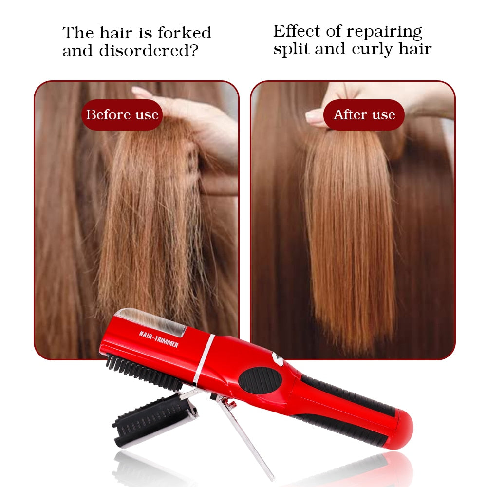 Automatic Split End Hair Trimmer Dry Damaged Hair Remover Cordless Women Hair Cutting Machine Open Ends Hair Cutter Clipper