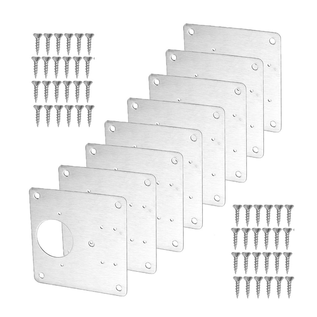 Hinge Repair Plate Cupboard Cabinet Door Hinge Fixing Plate Door Hinge Repair Kit Repair Side Panels Door Panel Connection