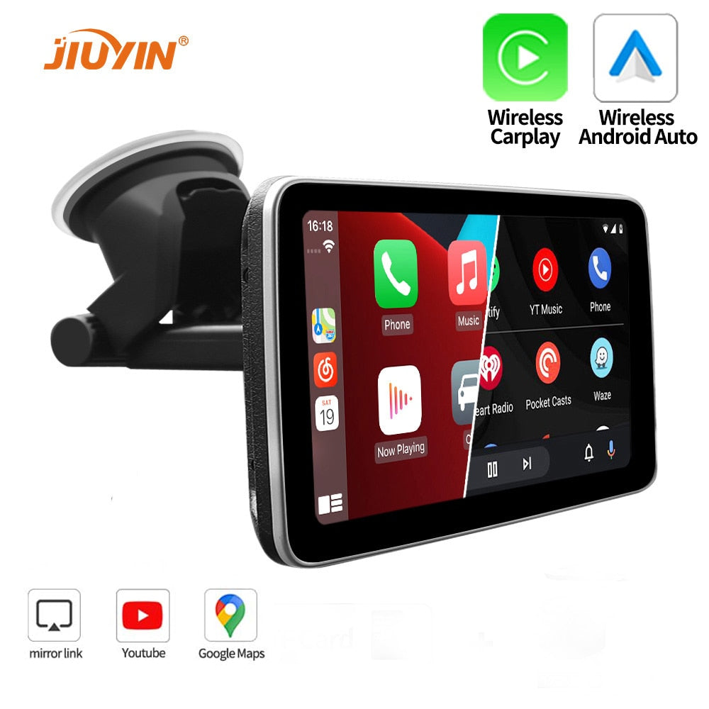 Universal 7inch Car Radio Multimedia Video Player Wireless Carplay  GPS Navigation Apple Android Auto Touch Screen