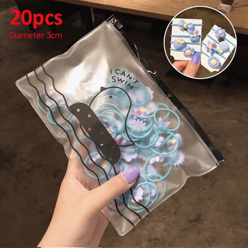 50/100Pcs High Elastic Hair Bands for Women Girls Colorful Hairband Rubber Ties Ponytail Holder Scrunchies Kids Hair Accessories