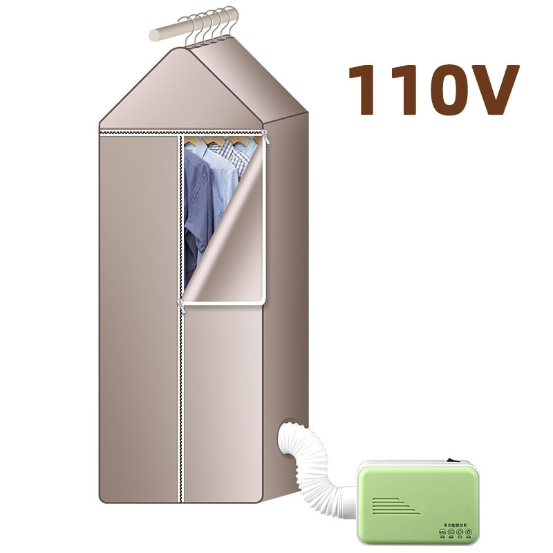 110V/220V Electric Clothes Dryer Laundry Multifunction Quickly Drying Clothes Shoes Warm air Clothes Dryer Heater Drying Machine