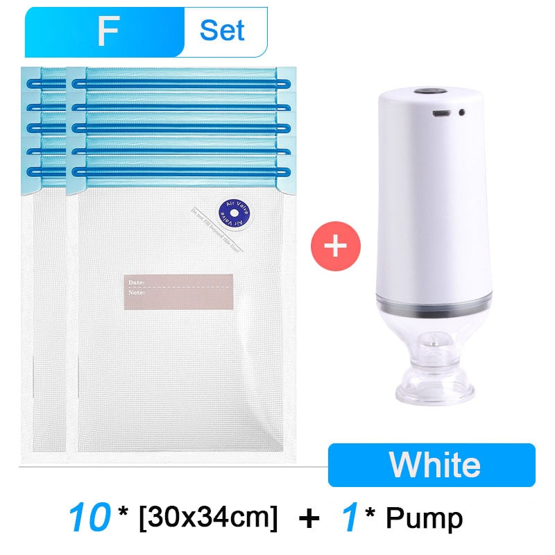 Mini Vacuum Pump for Clothes Food Vacuum Storage Bag  USB Charging Electric Fresh-keeping Sealing Machine Home Travel Tool