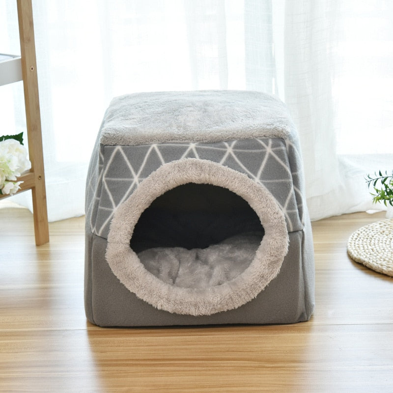 CAWAYI KENNEL Soft Pet House Dog Bed for Dogs Cats Small Animals Products Cama Perro Hondenmand Panier Chien Legowisko Dla Psa