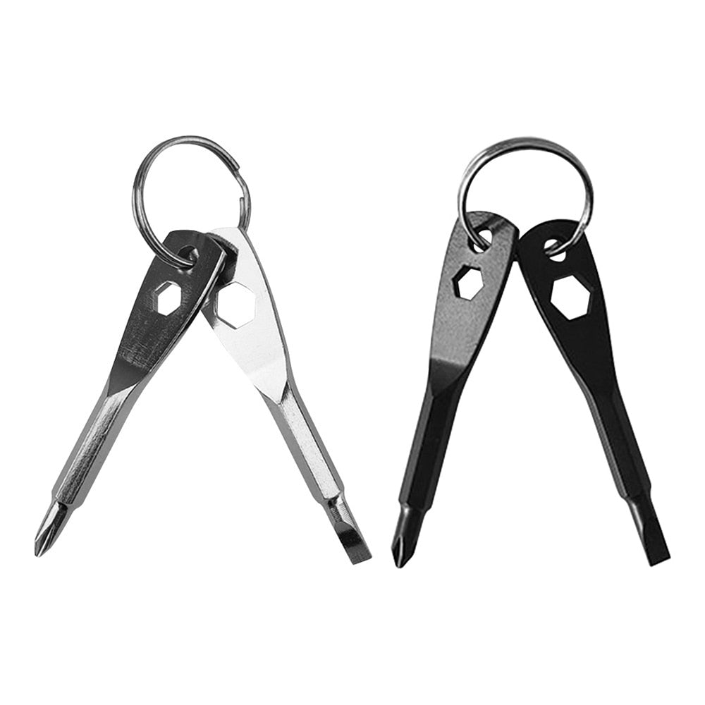 Key buckle Portable Multitool Pliers Knife Keychain Screwdriver Mini Pliers Herramientas Multi-function Tool Plier screwdrivers