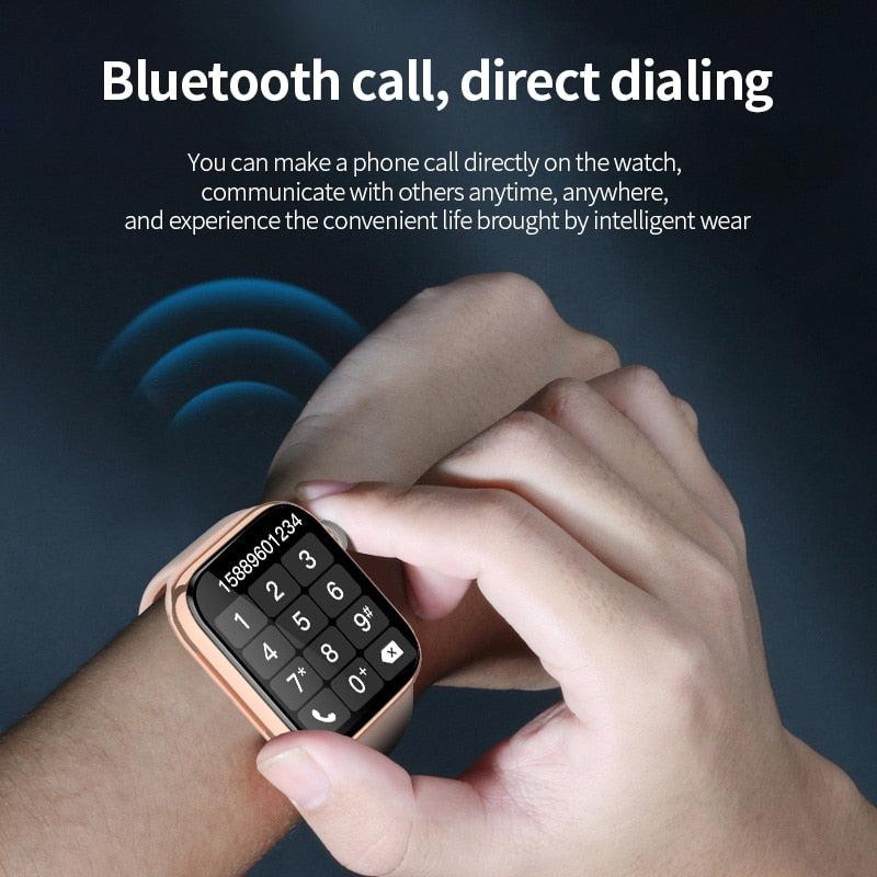 LIGE Smart Watch For Women Full Touch Screen Waterproof Watches Sports Fitness Tracker Men Smartwatch Bluetooth Call Reloj Mujer