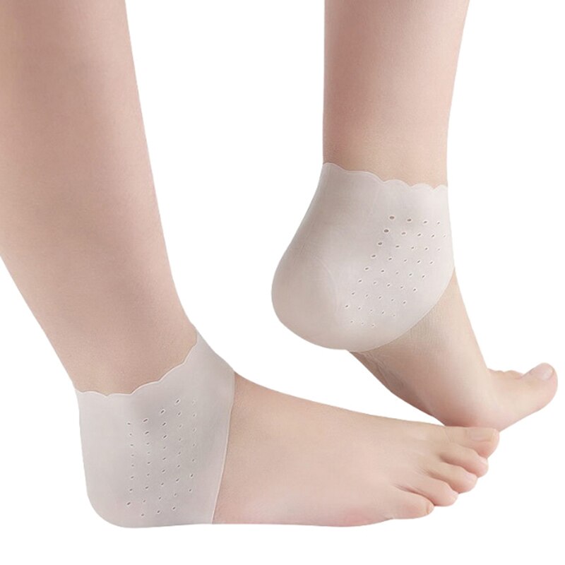 1Pair Feet Care Socks Spa Home Use New Silicone Moisturizing Gel Heel Socks Cracked Foot Skin Care Protectors Anti Cracking