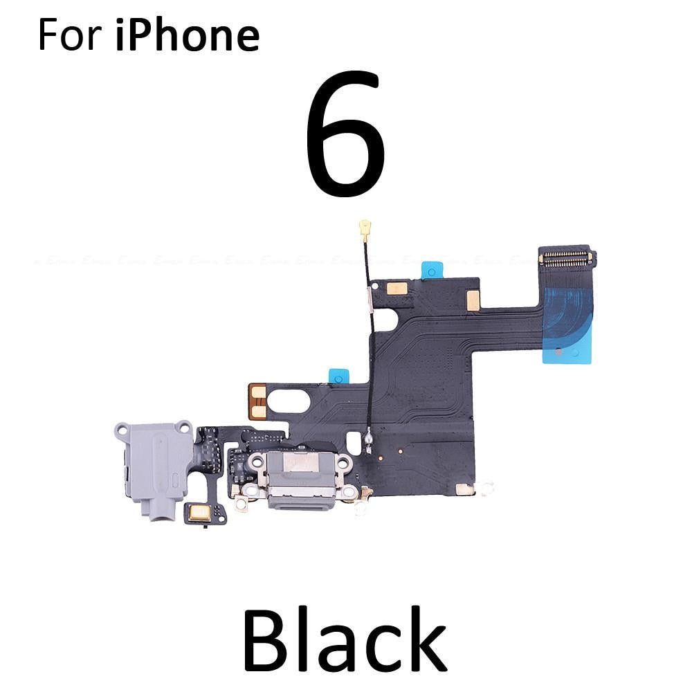 High Quality Charging Flex Cable For iPhone SE 2020 6 6S 7 8 Plus X XS Max USB Charger Port Dock Connector With Mic Flex Cable