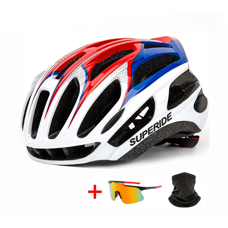 SUPERIDE Men Women Ultralight Racing Cycling Helmet Integrally-molded MTB Bicycle Helmet Outdoor Mountain Bike Road Bike Helmet