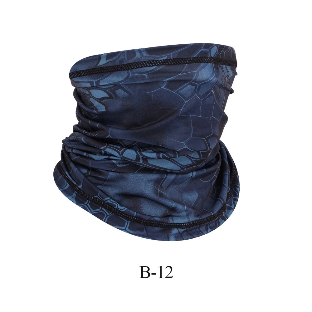 Outdoor UV Protection bandana Scarf Neck Warmer Multifunctional Fishing Hiking Cycling Face Head Wrap Cover Bandana Headband Cap