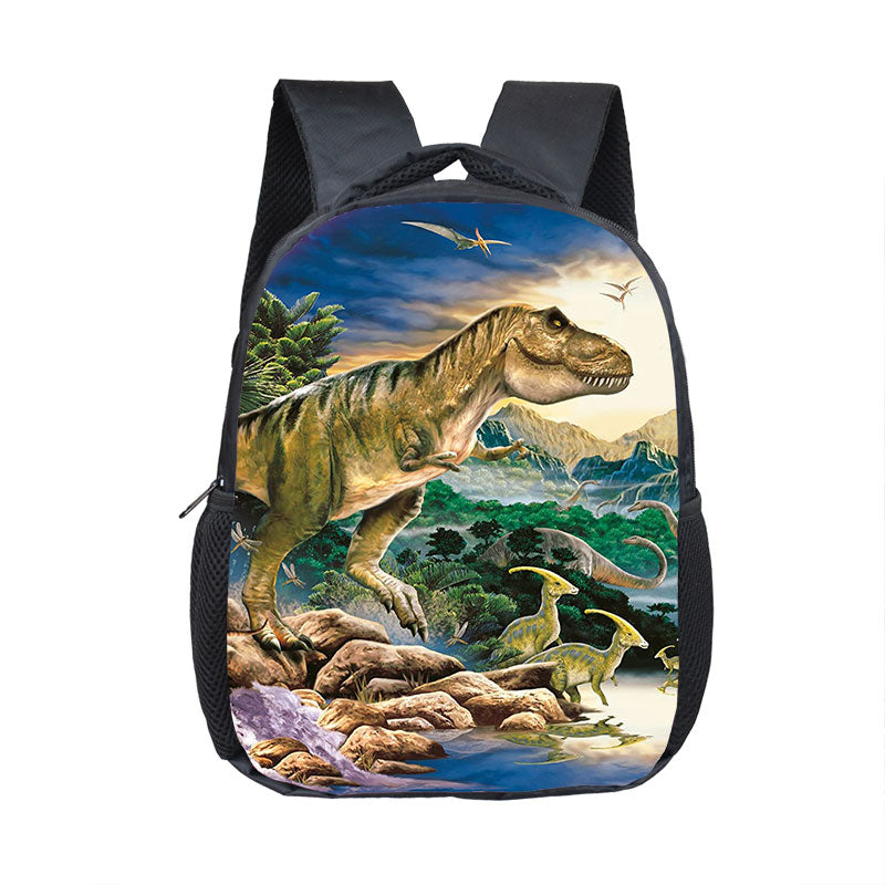 12 Inch Animals Dinosaur Backpacks Dinos Children School Bags Baby Toddler Bag Boys Backpack for Kids Kindergarten Bags Gift