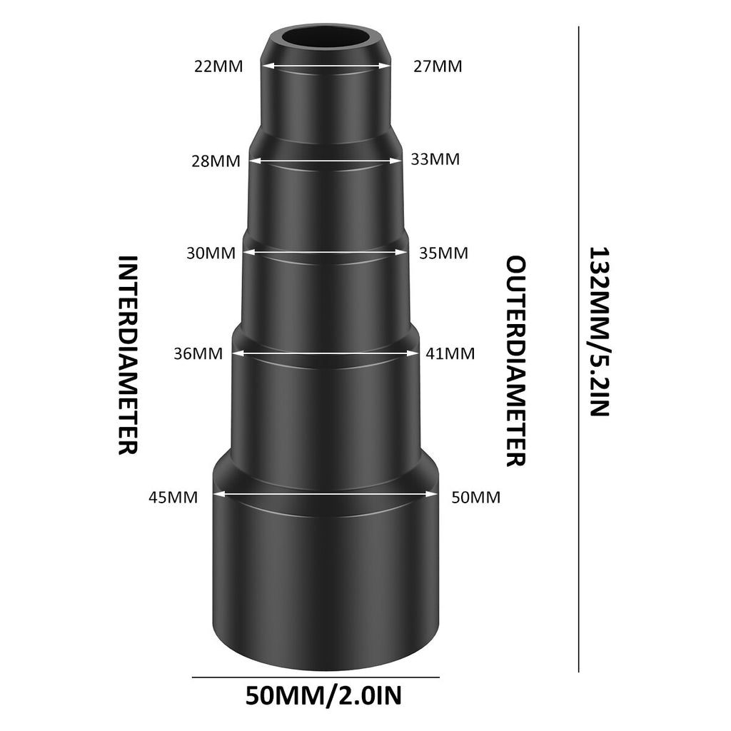 Hot Universal Vacuum Cleaner Hose Adapter Converter Dust Vacuum Cleaner Connector Vac Hose Accessories of 25mm 30mm 34mm 42mm