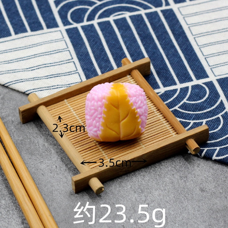 Japanese Food Fake Sushi Salmon Seaweed Rice Food Model Decoration Japanese Restaurant Kitchen Photography Props Home Decor