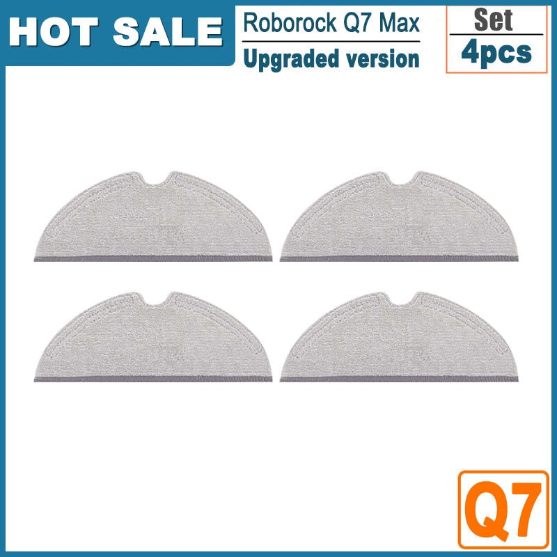 For Xiaomi Roborock Q7 Max,Q7 Max+,Q7 Plus,T8 Hepa Filter Robot Vacuum Cleaner Spare Parts Main Side Brush mop cloth Dust Bag