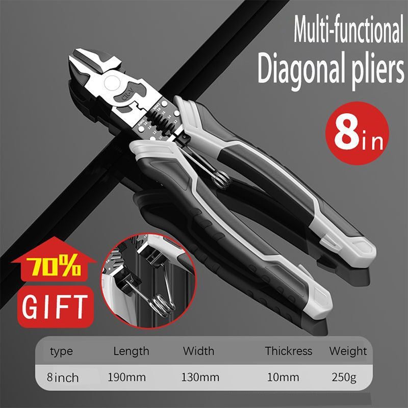 Multifunctional Universal Diagonal Pliers Needle Nose Pliers Hardware Tools Universal Wire Cutters Electrician Wire Pliers Set