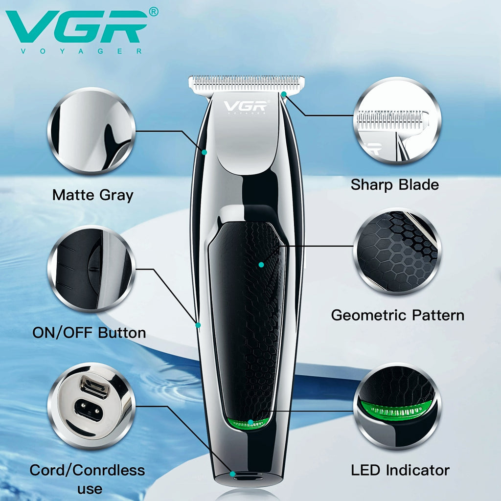 VGR Hair Cutting Machine Rechargeable Haircut Machine Cordless Hair Trimmer Professional Hair Clipper Trimmer for Men V-030