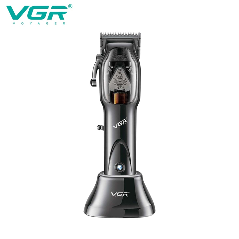 VGR Hair Clipper Professional Hair Trimmer Cordless Haircut Machine Adjustable Hair Cutting Machine Barber Clipper for Men V-653