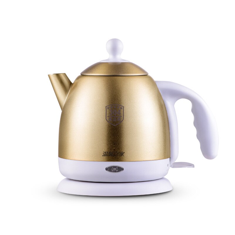 Thermal insulation Electric kettle Hot Water heating Boiler Pot Stainless Steel 1L Mini Travel teapot milk heater Warmer EU US