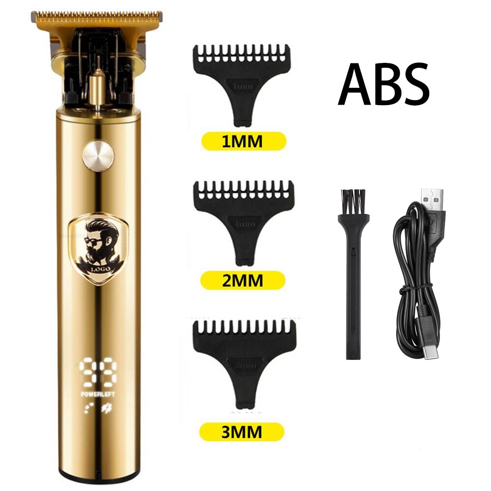 Hair Clipper Professional Cutter High Power Vintage T9 USB Hair Cutting Machine Trimmer for Men Cordless Beard Trimmer Barber