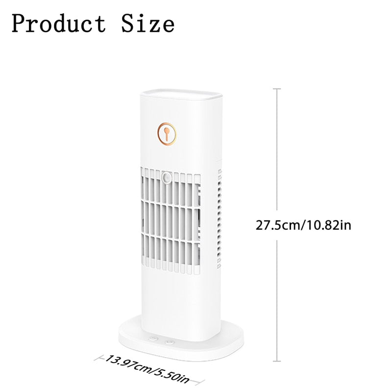 Portable Mini Air Conditioning Fan USB Spray Type Water Cooling Fan Desktop Air Cooler Freestanding Air Conditioner For Room