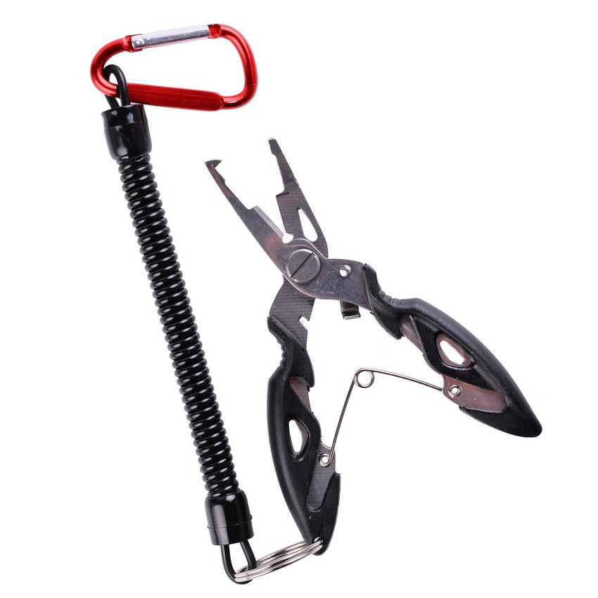 Aorace Fishing Pliers Fish Line Cutter Scissors Mini Fish Hook Remover Multifunction Tools New Black Beak Jaw