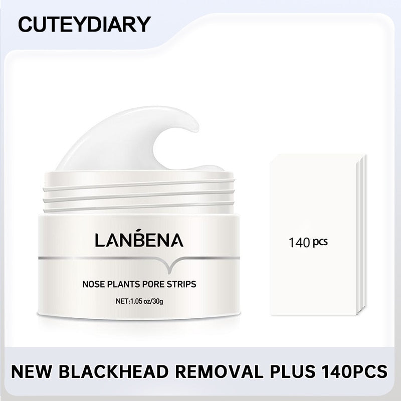 Lanbena Removes Blackhead Nasal Membrane Nasal Strip Cleaner Pores Peeling Deep Cleansing Blackhead Acne Skin Care Product Korea