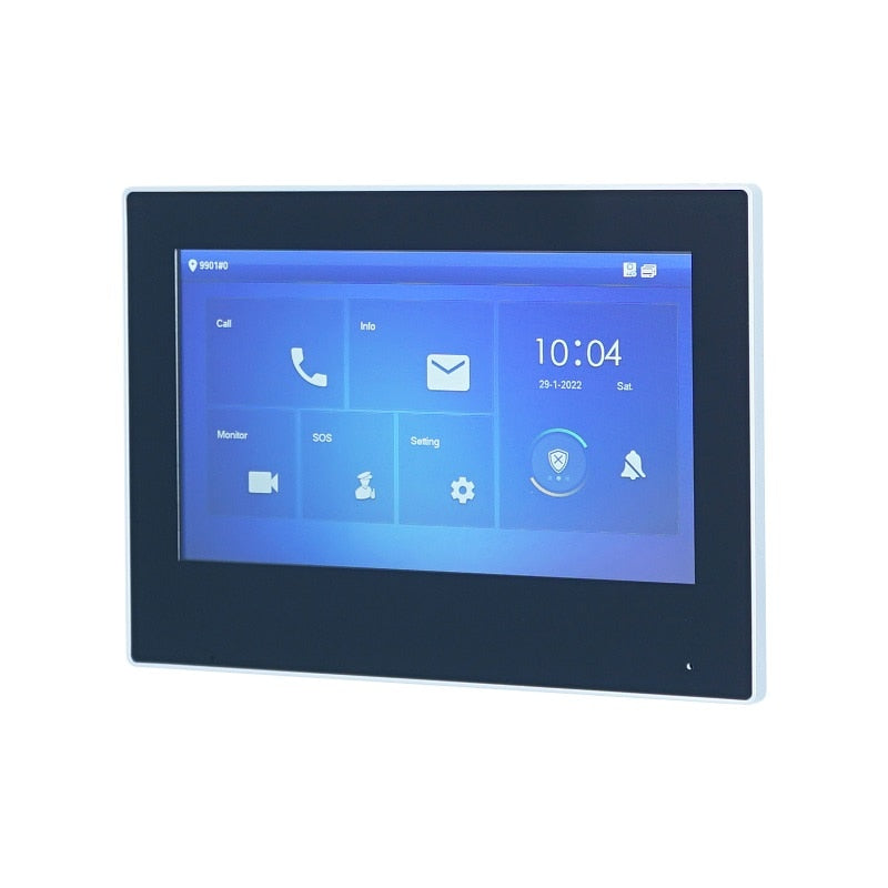 DH VTH2621GW-P replace VTH2421FW-P 802.3af PoE 7inch Touch Indoor Monitor,doorbell Monitor,Video Intercom, Built-in 32GB SD card