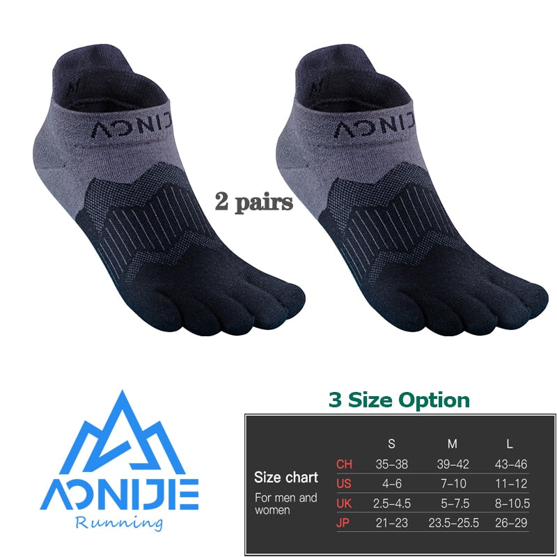 Toe Socks 2019 New CoolSpec Run Lightweight No-show Blister prevention Five Fingers Running Basketball Yoga Socks Men