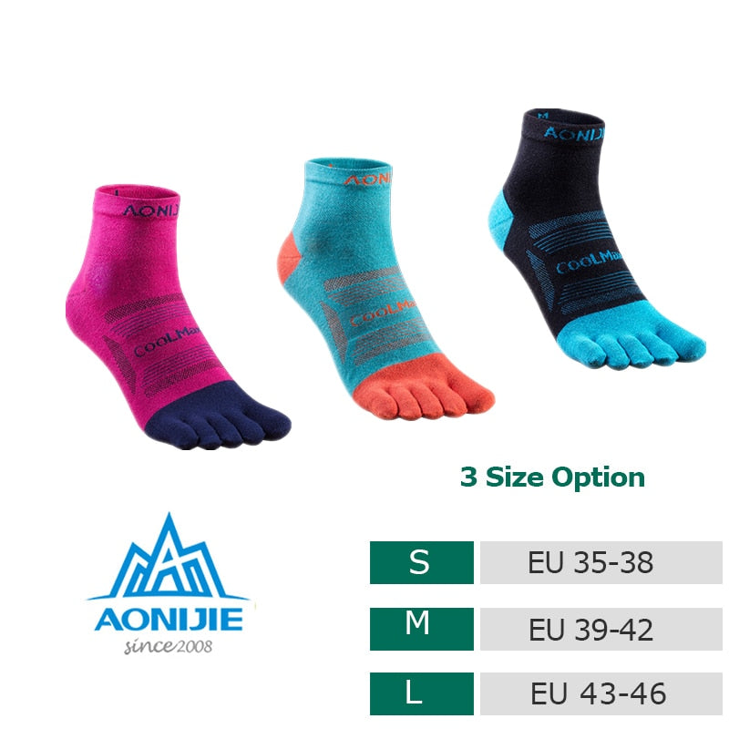 Toe Socks 2019 New CoolSpec Run Lightweight No-show Blister prevention Five Fingers Running Basketball Yoga Socks Men