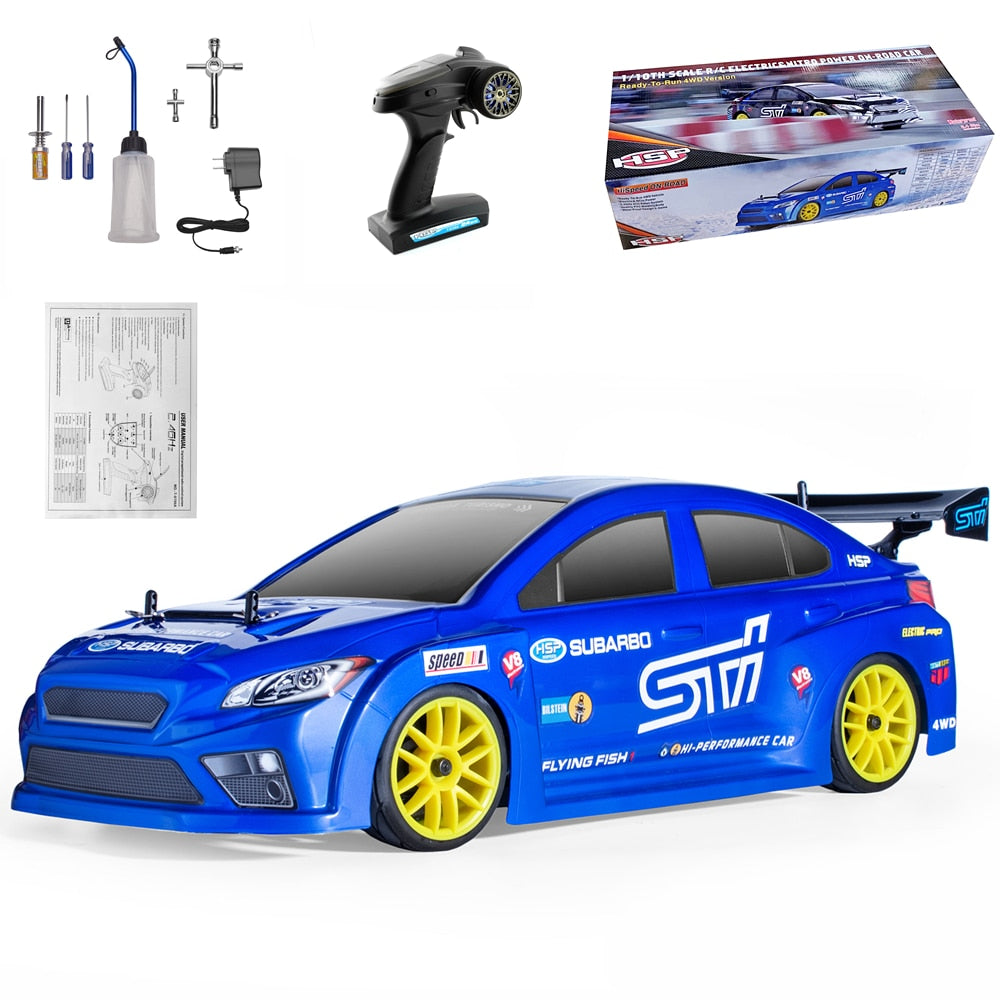 HSP On Road Racing Drift RC Car 1:10 Scale 4wd Two Speed  Nitro Gas Power Remote Control Car High Speed Hobby Toys