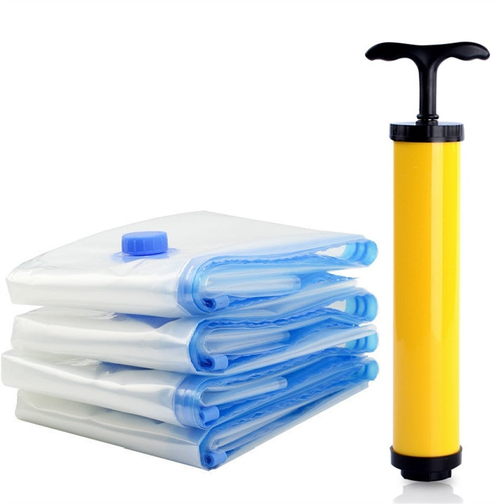 Compressed Bag Electric Pump Travel Vacuum Bag Pump Mini Vacuum Sealer Machine Space Saver for Clothes Food Organizer