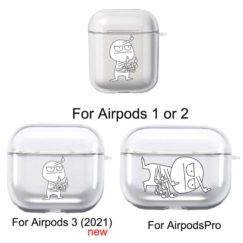 Lovely Cartoon Cover For Apple Airpods 2 /1 3 Case Earphone Coque Soft Protector Fundas For Airpods Pro Pods3 Covers Earpods