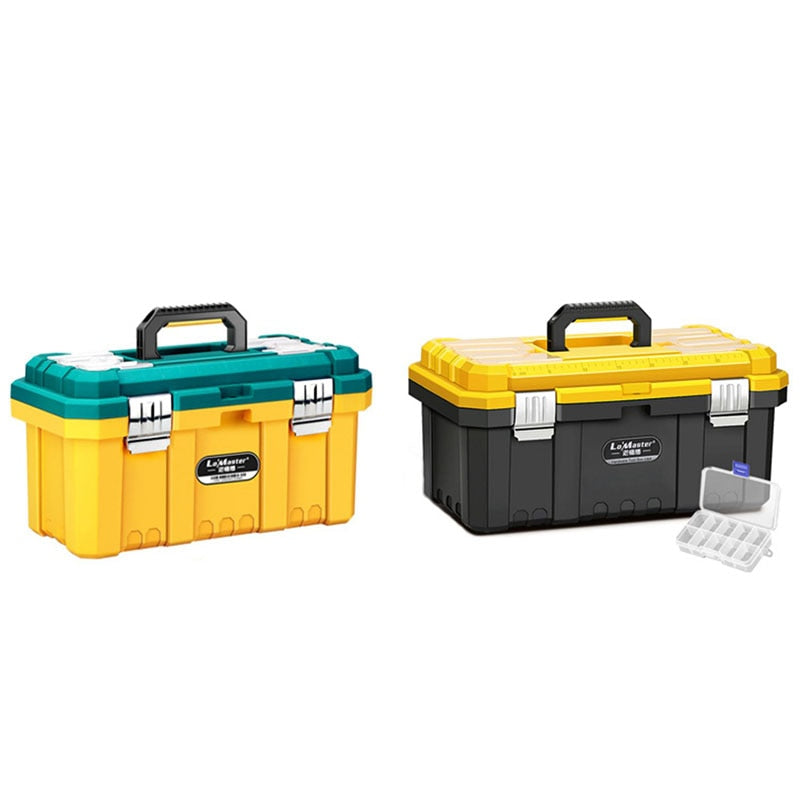 Portable Empty Tool Box Large-capacity Storage Boxs Parts Organizer Hard Case Multifunctional Suitcase Screwdriver Toolbox