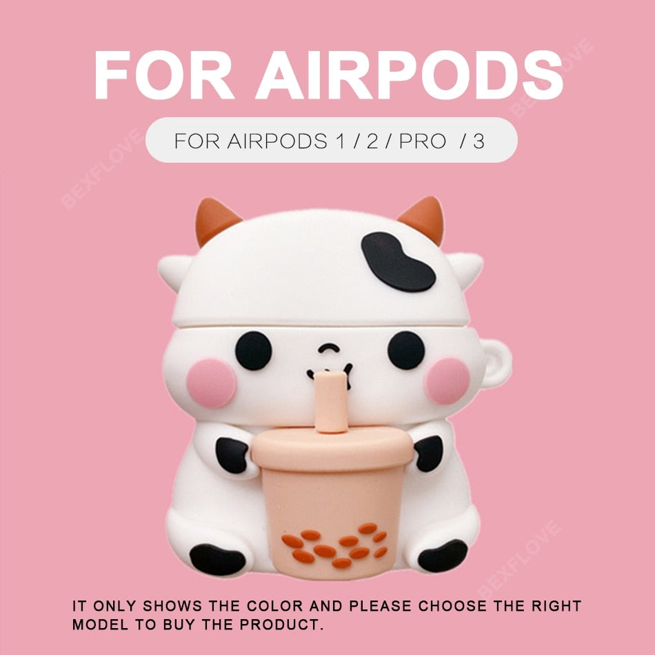 3D Hearphone Case For Airpods 2 3 Pro 1 Case Silicone Cute Earphone Cover for Apple Air Pods Pro 2 3 1 Earpods Case Charging BOX