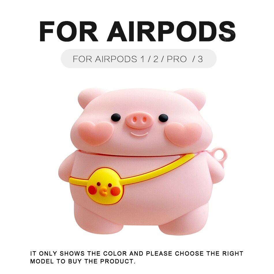 3D Hearphone Case For Airpods 2 3 Pro 1 Case Silicone Cute Earphone Cover for Apple Air Pods Pro 2 3 1 Earpods Case Charging BOX