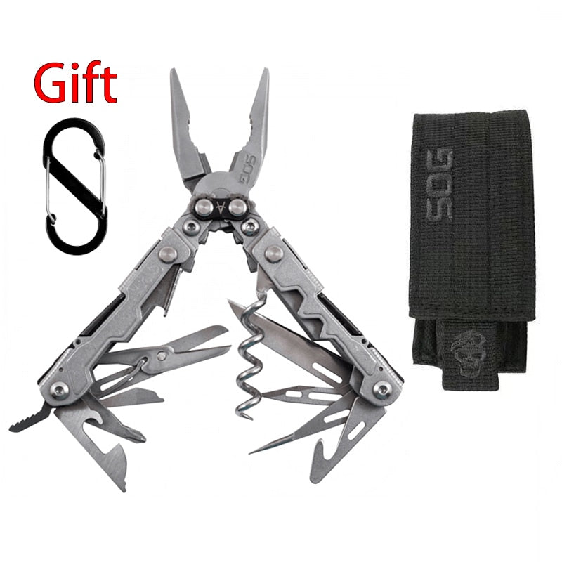 SOG PP1001/PL1001 Mini Multi Function Tool Pliers Folding Pliers Outdoor Camping EDC Equipment