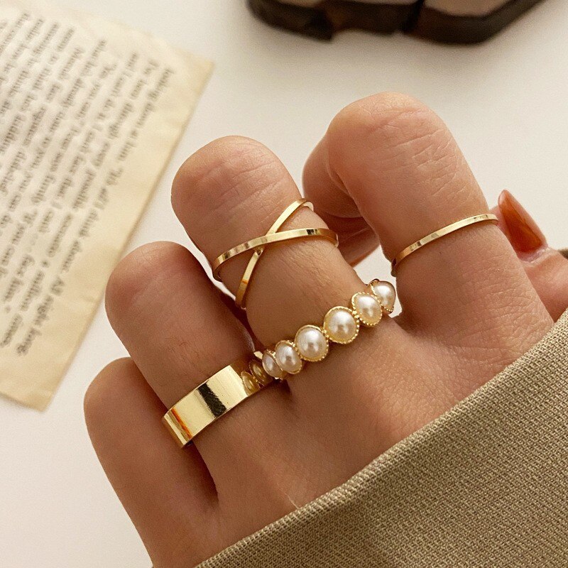 Hip Hop Cross Ring On Finger Chains Adjustable Jewelry Rings for Men Women Gothic anillos Aesthetic Rings 2023 Trend Accessories